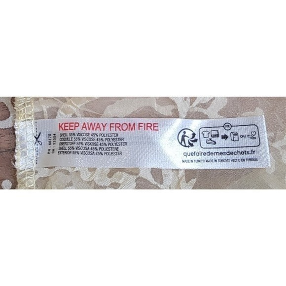 Anthropologie Sheer Short-Sleeve Organza Maxi Dress Yellow BNWT size Small Fairy - Picture 8 of 10